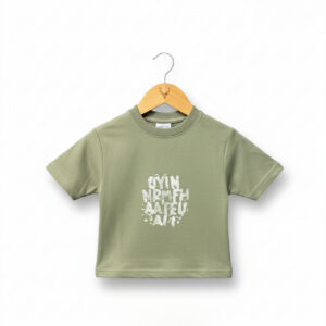 Home neolads nl0012 unisex kids pure cotton graphic printed t shirt | sage green round neck half sleeve tee for boys & girls | ages 6 months to 6 years (copy) (copy)