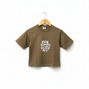 Home neolads nl0011 unisex kids pure cotton graphic printed t shirt | sage green round neck half sleeve tee for boys & girls | ages 6 months to 6 years